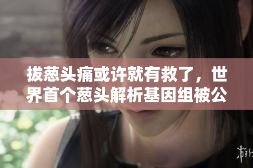 拔蔥頭痛或許就有救了，世界首個蔥頭解析基因組被公布