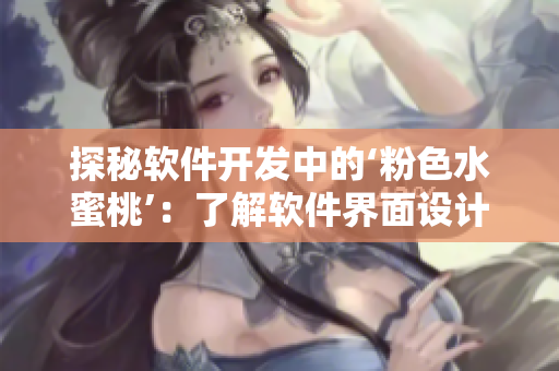 探秘軟件開發(fā)中的‘粉色水蜜桃’：了解軟件界面設(shè)計(jì)的重要性