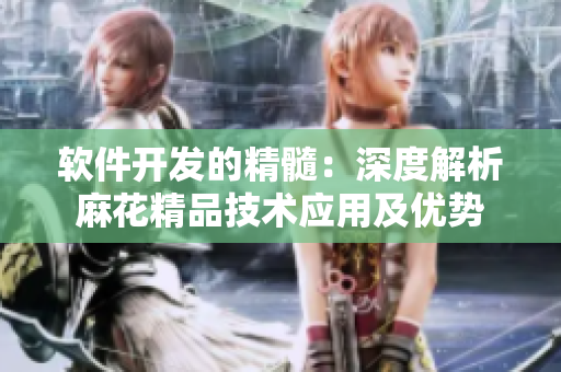 軟件開發(fā)的精髓：深度解析麻花精品技術(shù)應用及優(yōu)勢