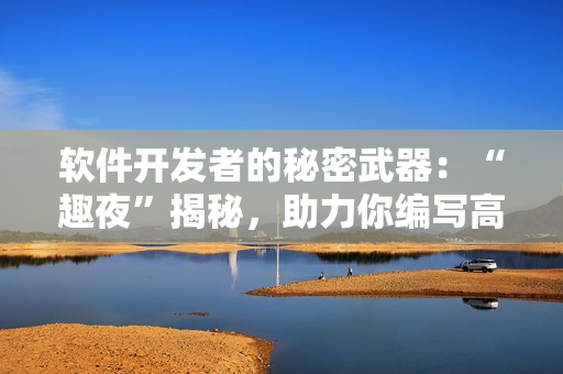 軟件開發(fā)者的秘密武器：“趣夜”揭秘，助力你編寫高效代碼