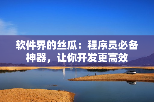 軟件界的絲瓜：程序員必備神器，讓你開發(fā)更高效