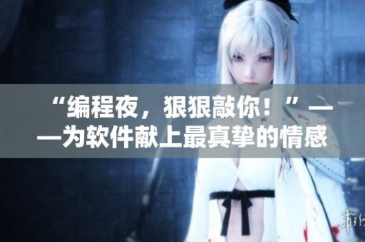 “編程夜，狠狠敲你！”——為軟件獻上最真摯的情感