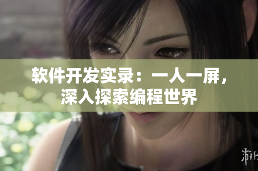 軟件開發(fā)實錄：一人一屏，深入探索編程世界