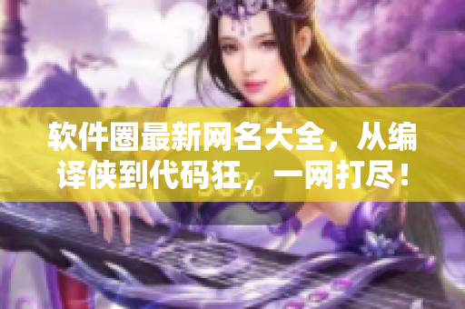 軟件圈最新網(wǎng)名大全，從編譯俠到代碼狂，一網(wǎng)打盡！