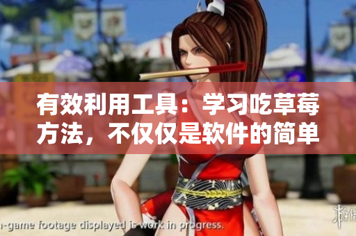 有效利用工具：學(xué)習(xí)吃草莓方法，不僅僅是軟件的簡(jiǎn)單應(yīng)用
