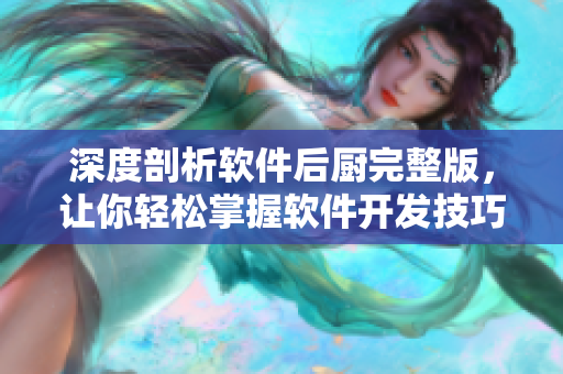 深度剖析軟件后廚完整版，讓你輕松掌握軟件開發(fā)技巧！