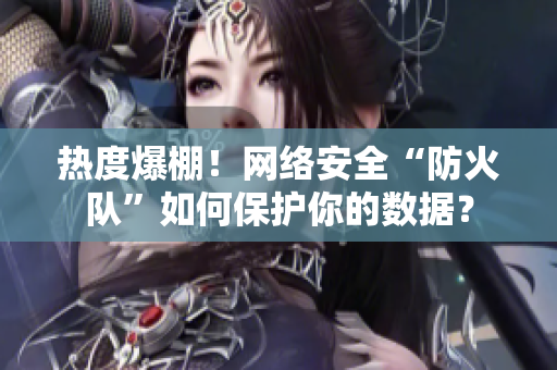 熱度爆棚！網(wǎng)絡(luò)安全“防火隊(duì)”如何保護(hù)你的數(shù)據(jù)？