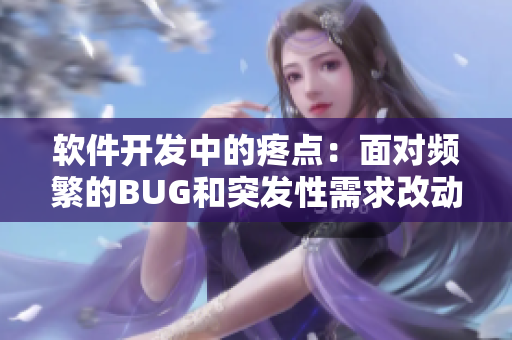 軟件開(kāi)發(fā)中的疼點(diǎn)：面對(duì)頻繁的BUG和突發(fā)性需求改動(dòng)
