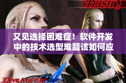 又見選擇困難癥！軟件開發(fā)中的技術(shù)選型難題該如何應(yīng)對？