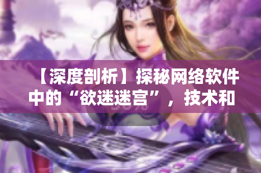 【深度剖析】探秘網(wǎng)絡(luò)軟件中的“欲迷迷宮”，技術(shù)和編寫體驗(yàn)俱佳！
