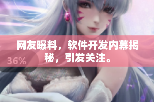 網(wǎng)友曝料，軟件開發(fā)內(nèi)幕揭秘，引發(fā)關(guān)注。