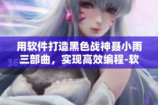 用軟件打造黑色戰(zhàn)神聶小雨三部曲，實(shí)現(xiàn)高效編程-軟件篇