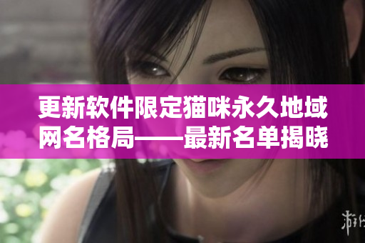 更新軟件限定貓咪永久地域網(wǎng)名格局——最新名單揭曉