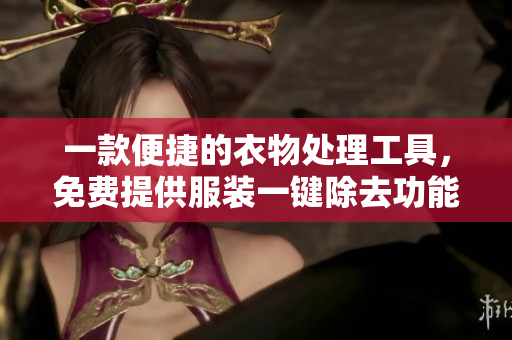 一款便捷的衣物處理工具，免費(fèi)提供服裝一鍵除去功能
