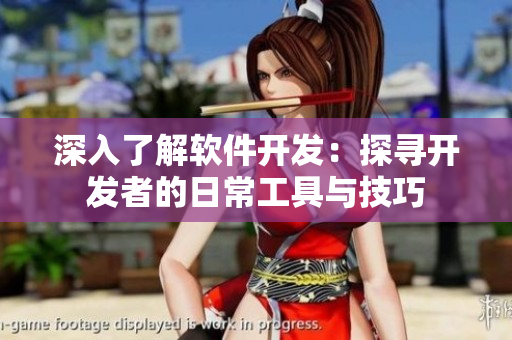 深入了解軟件開發(fā)：探尋開發(fā)者的日常工具與技巧