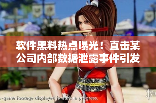 軟件黑料熱點(diǎn)曝光！直擊某公司內(nèi)部數(shù)據(jù)泄露事件引發(fā)關(guān)注