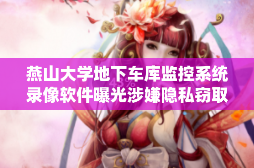 燕山大學(xué)地下車庫監(jiān)控系統(tǒng)錄像軟件曝光涉嫌隱私竊取行為