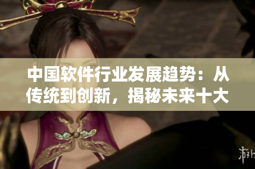 中國軟件行業(yè)發(fā)展趨勢：從傳統(tǒng)到創(chuàng)新，揭秘未來十大新興應用場景