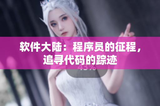 軟件大陸：程序員的征程，追尋代碼的蹤跡