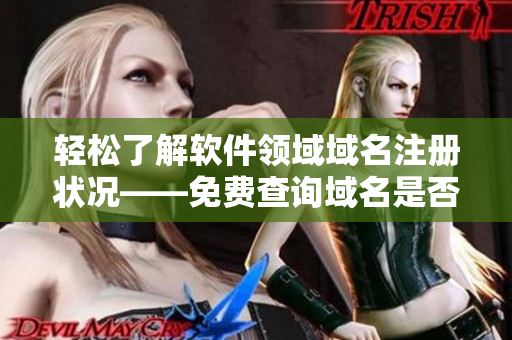 輕松了解軟件領(lǐng)域域名注冊狀況——免費查詢域名是否可用