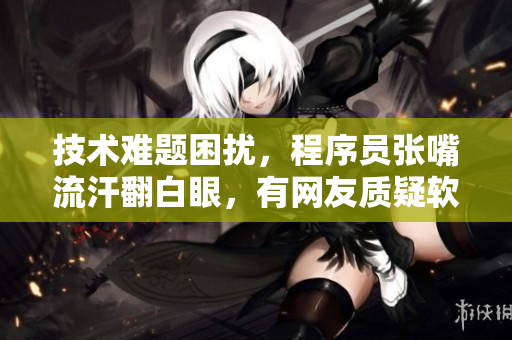 技術(shù)難題困擾，程序員張嘴流汗翻白眼，有網(wǎng)友質(zhì)疑軟件代碼；能否解決？