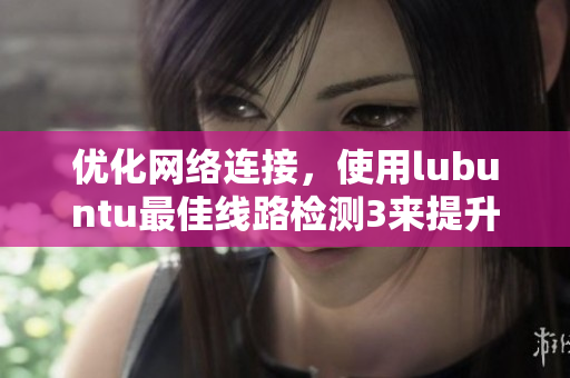 優(yōu)化網(wǎng)絡(luò)連接，使用lubuntu最佳線路檢測3來提升軟件性能