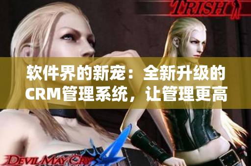 軟件界的新寵：全新升級(jí)的CRM管理系統(tǒng)，讓管理更高效