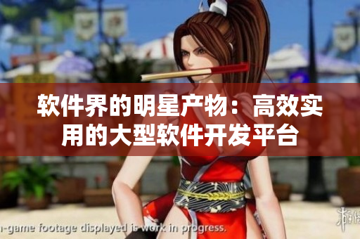 軟件界的明星產(chǎn)物：高效實用的大型軟件開發(fā)平臺