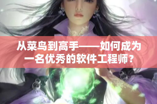 從菜鳥到高手——如何成為一名優(yōu)秀的軟件工程師？