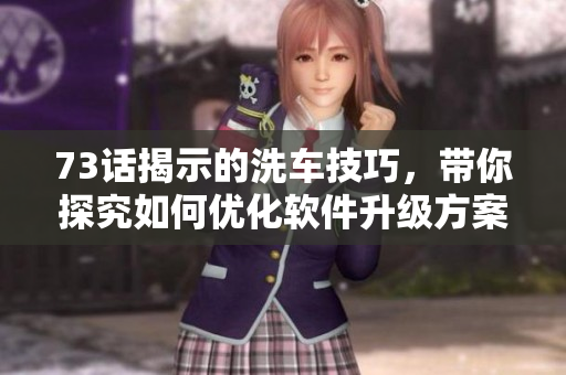 73話揭示的洗車技巧，帶你探究如何優(yōu)化軟件升級方案
