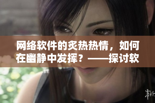 網(wǎng)絡(luò)軟件的炙熱熱情，如何在幽靜中發(fā)揮？——探討軟件開(kāi)發(fā)的平衡之道