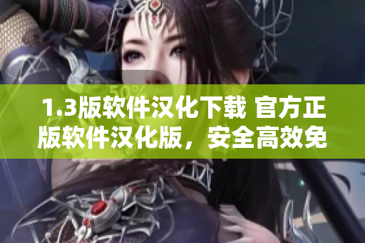 1.3版軟件漢化下載 官方正版軟件漢化版，安全高效免費下載