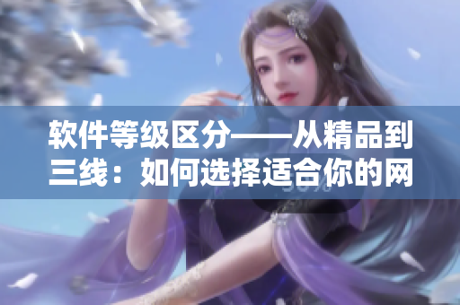 軟件等級(jí)區(qū)分——從精品到三線：如何選擇適合你的網(wǎng)絡(luò)軟件