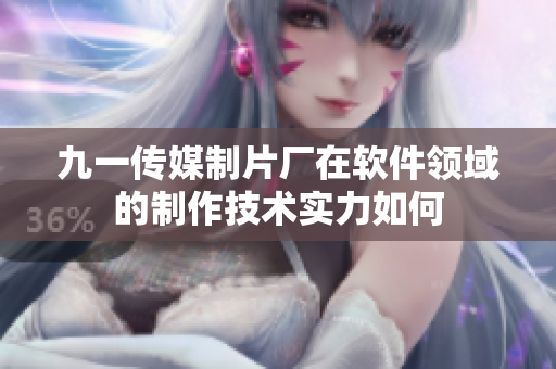 九一傳媒制片廠在軟件領(lǐng)域的制作技術(shù)實力如何