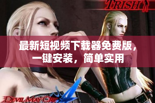 最新短視頻下載器免費(fèi)版，一鍵安裝，簡單實(shí)用