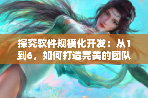 探究軟件規(guī)?；_發(fā)：從1到6，如何打造完美的團隊協(xié)作