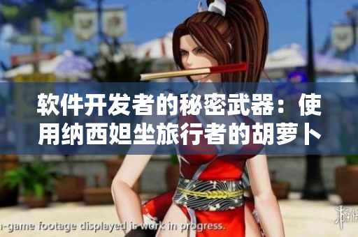 軟件開(kāi)發(fā)者的秘密武器：使用納西妲坐旅行者的胡蘿卜加速軟件開(kāi)發(fā)