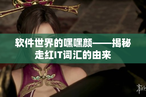 軟件世界的嘿嘿顏——揭秘走紅IT詞匯的由來