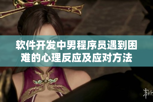 軟件開發(fā)中男程序員遇到困難的心理反應(yīng)及應(yīng)對方法
