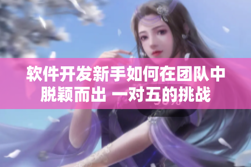 軟件開(kāi)發(fā)新手如何在團(tuán)隊(duì)中脫穎而出 一對(duì)五的挑戰(zhàn)