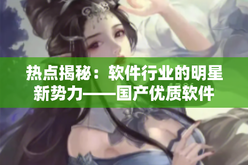熱點(diǎn)揭秘：軟件行業(yè)的明星新勢(shì)力——國(guó)產(chǎn)優(yōu)質(zhì)軟件