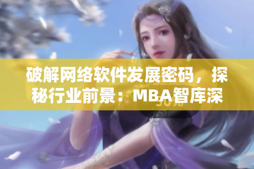 破解網(wǎng)絡(luò)軟件發(fā)展密碼，探秘行業(yè)前景：MBA智庫深度分析