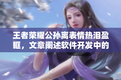 王者榮耀公孫離表情熱淚盈眶，文章闡述軟件開發(fā)中的情感表達(dá)設(shè)計策略