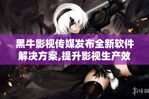黑牛影視傳媒發(fā)布全新軟件解決方案,提升影視生產(chǎn)效率