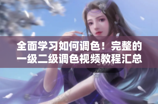 全面學(xué)習(xí)如何調(diào)色！完整的一級(jí)二級(jí)調(diào)色視頻教程匯總