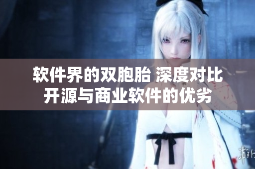 軟件界的雙胞胎 深度對比開源與商業(yè)軟件的優(yōu)劣
