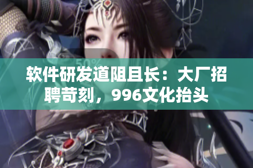 軟件研發(fā)道阻且長：大廠招聘苛刻，996文化抬頭