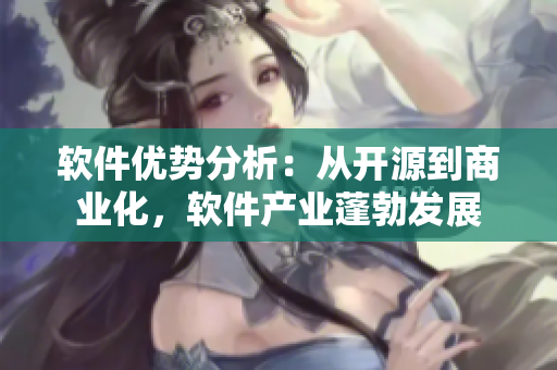 軟件優(yōu)勢(shì)分析：從開(kāi)源到商業(yè)化，軟件產(chǎn)業(yè)蓬勃發(fā)展