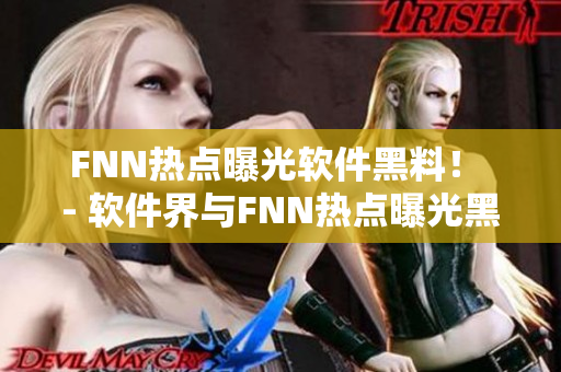 FNN熱點曝光軟件黑料！ - 軟件界與FNN熱點曝光黑料：值得深思的教訓