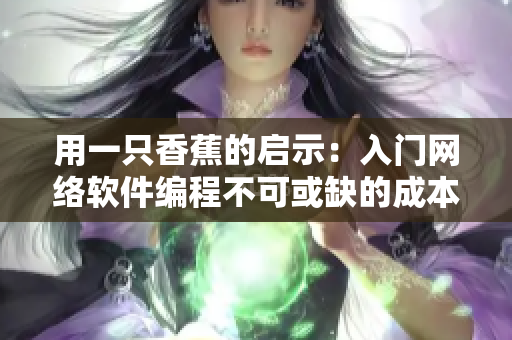用一只香蕉的啟示：入門網(wǎng)絡(luò)軟件編程不可或缺的成本與費用解析